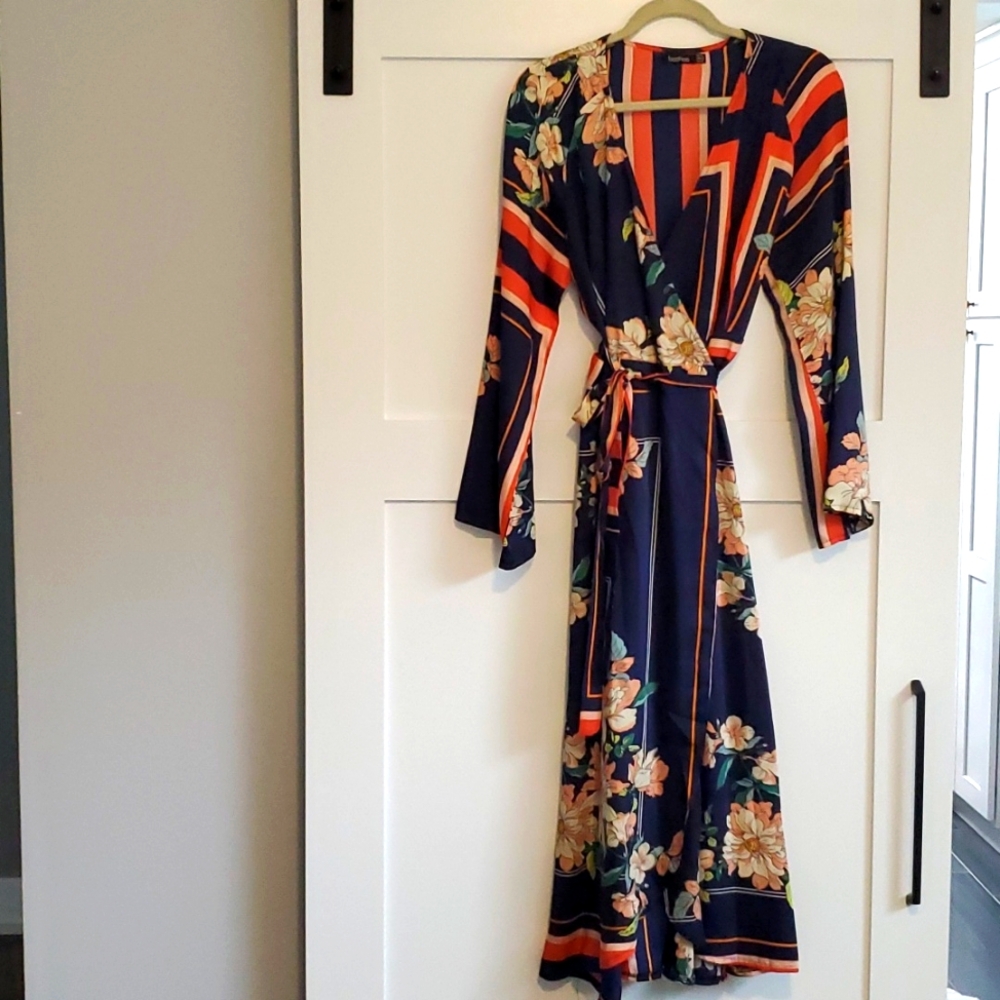 Boohoo Wrap Dress